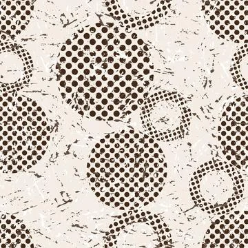 Seamless pattern decorated with chains and pearls. Stock Illustration