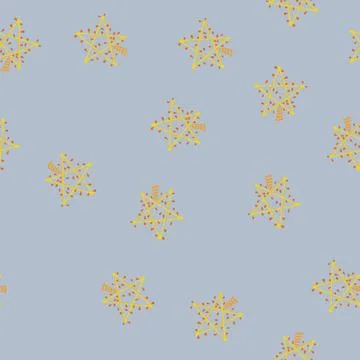 Seamless pattern decoration christmas star cartoon vector イラスト素材