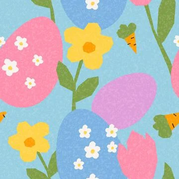 Seamless pattern for decoration of Easter Illustrazione stock