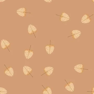 Seamless pattern decoration hand fan folding cartoon vector Stock Illustration