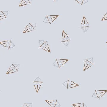 Seamless pattern decoration hanging planter cartoon vector Stock Illustration
