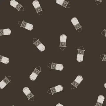 Seamless pattern decoration macrame wall hanging cartoon vector イラスト素材