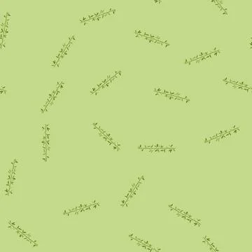 Seamless pattern decoration olive border divider cartoon vector イラスト素材