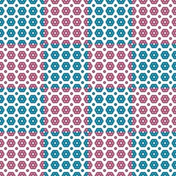 Seamless pattern with decorative flowers Stockillustratie