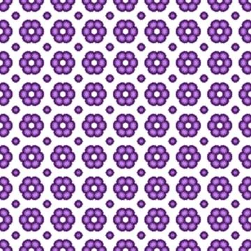 Seamless pattern with decorative flowers Stock Illustration