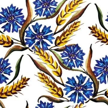 Seamless pattern with decorative flowers, for invitations, cards, scrapbooking Stock Illustration