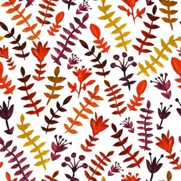 Seamless pattern with decorative flowers, for invitations, cards, scrapbooking Illustrazione stock