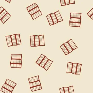 Seamless pattern decorative room divider cartoon vector Stock Illustration