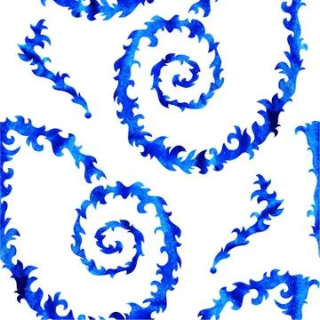 Seamless pattern with decorative seashells, for invitations, cards, scrapbooking Stock Illustration