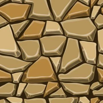 Seamless pattern with decorative stones Stock Illustration