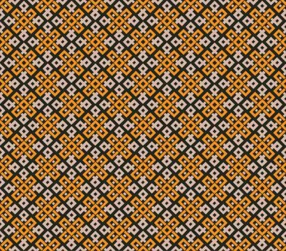Seamless pattern decorative symmetries, ornament pattern vector illustration Stock Illustration