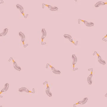 Seamless pattern decorative tassel rope cartoon vector Illustrazione stock