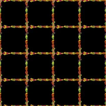 Seamless pattern. Decorative vintage frames and borders. Vector. Border design i Illustrazione stock