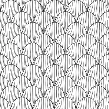 Seamless pattern with decorative waves, design element. marine background 스톡 일러스트