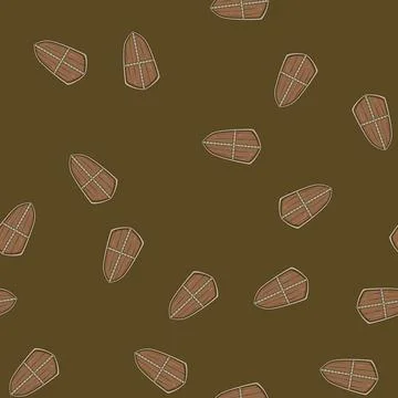 Seamless pattern defense shield knight cartoon vector Stock Illustration