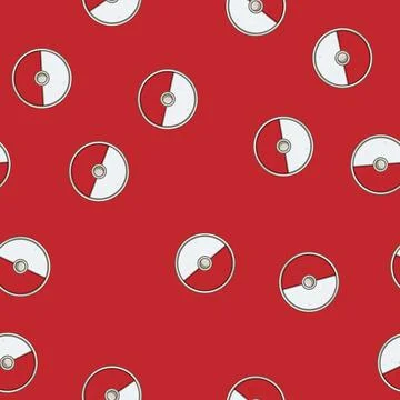 Seamless pattern defense viking shield cartoon vector Stock Illustration