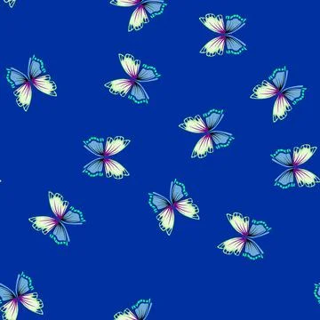 Seamless pattern delicate fairy wings cartoon vector 스톡 일러스트
