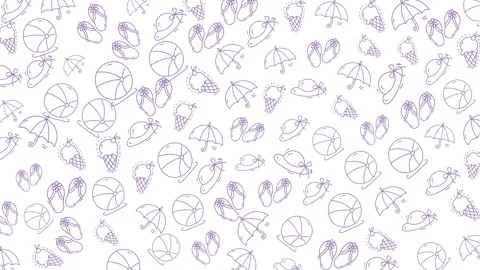 Seamless pattern of delicate purple butterflies and geometric shapes for ba.. 스톡 동영상 330830562