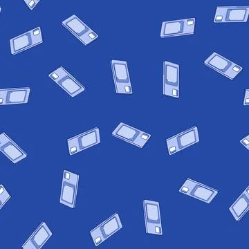 Seamless pattern delivery phone box cartoon vector 스톡 일러스트