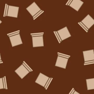 Seamless pattern delivery pizza box cartoon vector 스톡 일러스트