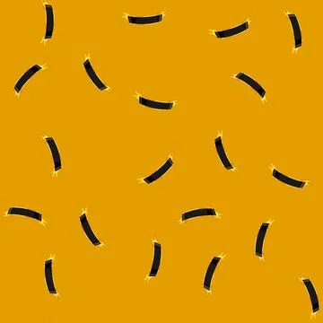 Seamless pattern deluxe ribbon golden luxury cartoon vector Stock Illustration