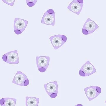 Seamless pattern dentist dental floss cartoon vector Stockillustratie