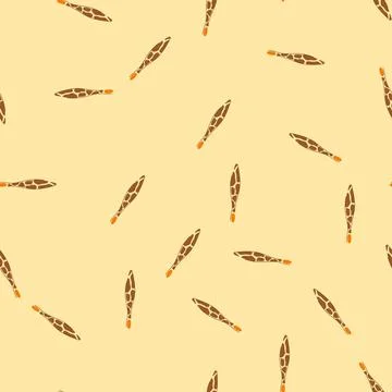 Seamless pattern dentist kid toothbrush cartoon vector Illustrazione stock