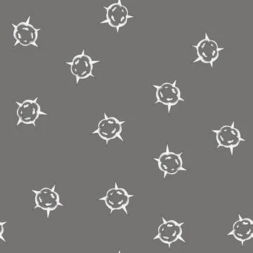 Seamless pattern desert dust burst cartoon vector Illustrazione stock