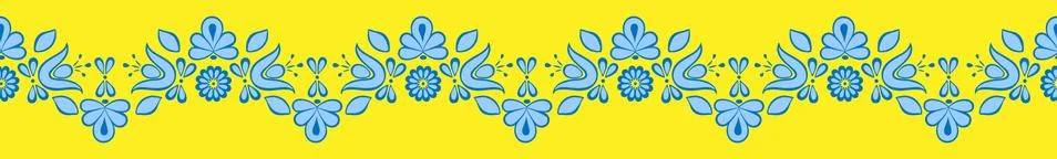 Seamless pattern for the design of the edge of the product in the style of Gz Stock Illustration