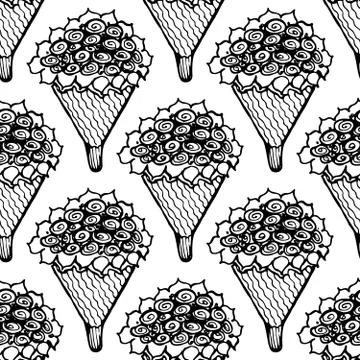 Seamless pattern. Design element Stock Illustration