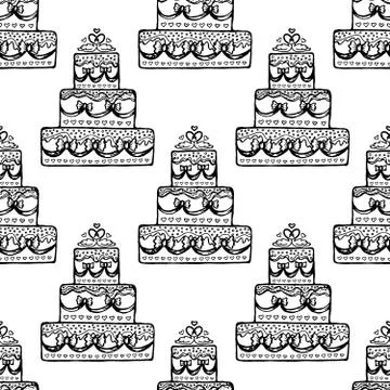 Seamless pattern. Design element Stock Illustration
