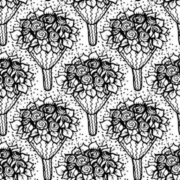 Seamless pattern. Design element Stock Illustration