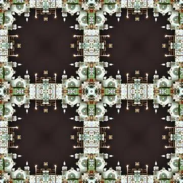 A seamless pattern, a design element for a website or blog post. Textiles, wa Stock Photos