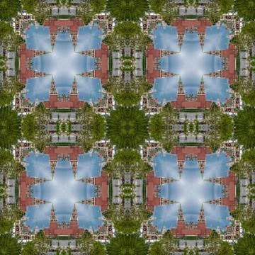 A seamless pattern, a design element for a website or blog post. Textiles, wa Stock Photos