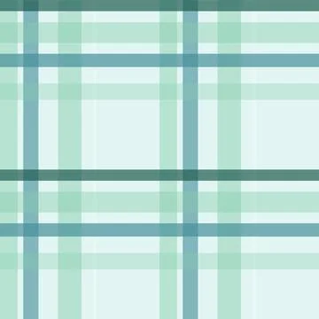 Seamless pattern design highlights layered aquamarine and cyan grid strokes 库存插图