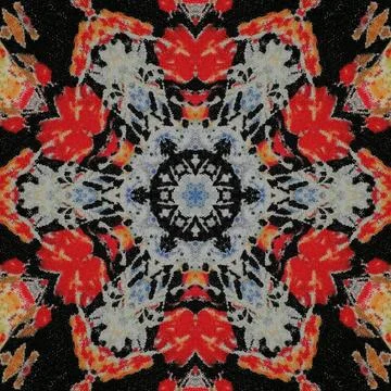 Seamless pattern design of the oriental carpet texture Foto stock