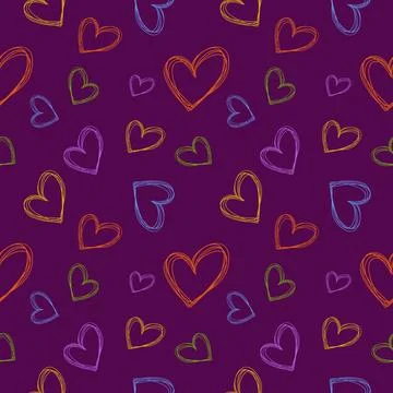 Seamless pattern design shape abstract doodle background illustration 스톡 일러스트