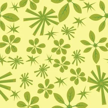 Seamless pattern design A simple floral design that can be used for print ... Foto stock