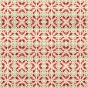 Seamless pattern design with traditional Palestinian embroidery motif Stock Illustration