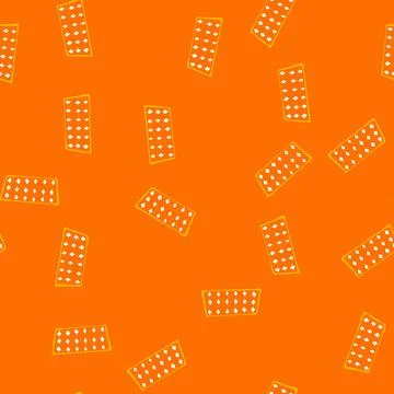 Seamless pattern desk chair mat cartoon vector Stock Illustration