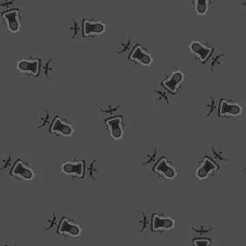 Seamless pattern desk office chair cartoon vector Stock Illustration