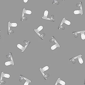 Seamless pattern desktop multi device charging station cartoon vector Stockillustratie