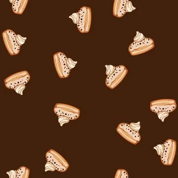 Seamless pattern dessert hanukkah doughnut cartoon vector イラスト素材