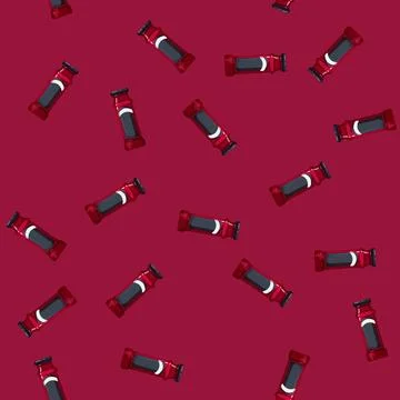 Seamless pattern dessert jam fruit food cartoon vector Stock Illustration