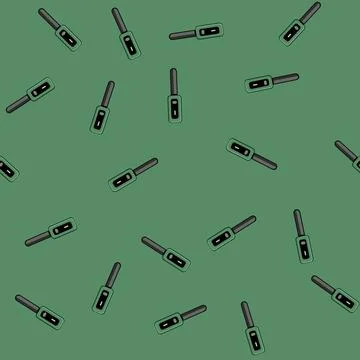 Seamless pattern detection soil moisture sensor cartoon vector Illustrazione stock