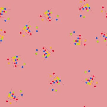 Seamless pattern development shape sorter cartoon vector Illustrazione stock
