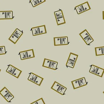 Seamless pattern device mobile phone battery cartoon vector イラスト素材