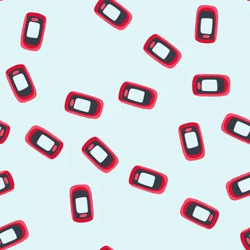Seamless pattern device pulse oximeter cartoon vector 스톡 일러스트
