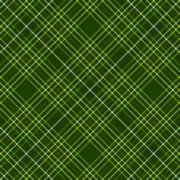 Seamless pattern in diagonal stripes of green shades print for plaid, fabri.. Stock Illustration