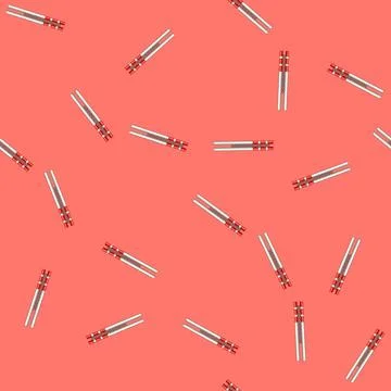 Seamless pattern diameter industrial chimney cartoon vector Stock Illustration